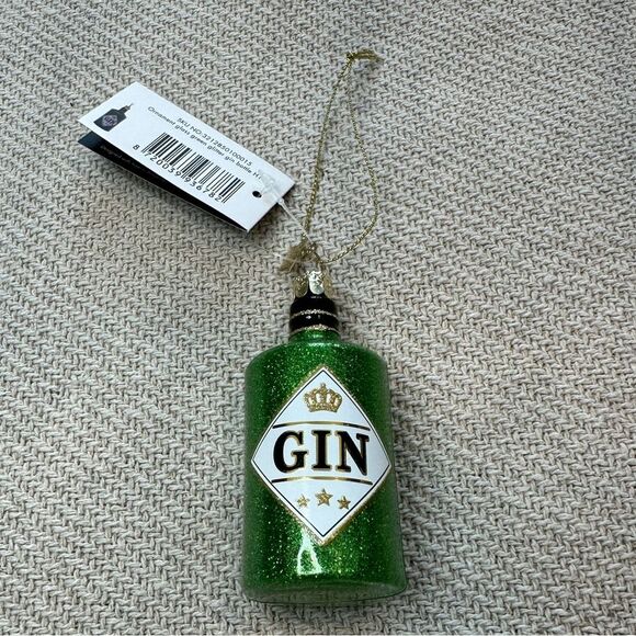 GIN Liquor Bottle Christmas Tree Ornament NWT Holiday Decor Gift - Picture 7 of 7